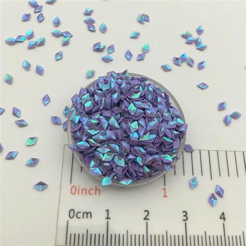 30 g 2 x 4,0 mm 3D-Rhombus-Pailletten, Glitzer-Pailletten für DIY-Nagelkunst, Basteln, Hochzeitsdekoration, Konfetti-AB Lila-30 g 30 g 2 x 4,0 mm 3D-Rhombus-Pailletten, Glitzer-Pailletten für DIY-Nagelkunst, Basteln, Hochzeitsdekoration, Konfetti-AB Lila-30 g von OXFYY