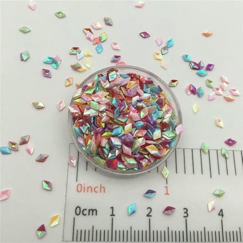 30 g 2 x 4,0 mm 3D-Rhombus-Pailletten, Glitzer-Pailletten für DIY-Nagelkunst, Basteln, Hochzeitsdekoration, Konfetti-AB-Mix-30 g 30 g 2 x 4,0 mm 3D-Rhombus-Pailletten, Glitzer-Pailletten für DIY-Nagelkunst, Basteln, Hochzeitsdekoration, Konfetti-AB-Mix-30 g von OXFYY