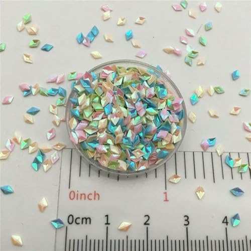 30 g 2 x 4,0 mm 3D-Rhombus-Pailletten, Glitzer-Pailletten für DIY-Nagelkunst, Basteln, Hochzeitsdekoration, Konfetti-Macaron-150 g 30 g 2 x 4,0 mm 3D-Rhombus-Pailletten, Glitzer-Pailletten für DIY-Nagelkunst, Basteln, Hochzeitsdekoration, Konfetti-Macaron-150 g von OXFYY