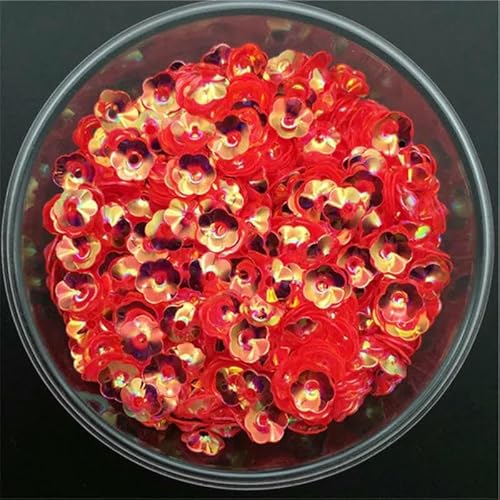 30 g 5 mm 6 mm 8 mm Cup Plum Blossom Lose Pailletten zum Nähen, Schuhe, Mützen, Kinder-DIY, Bastelzubehör, Großhandel-Goldmelone-5 mm 150 g von OXFYY