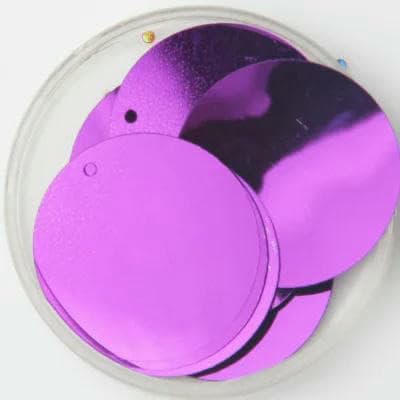 30 mm Pailletten zum Basteln, große runde Pailletten mit 1 Seitenloch, DIY-Nähzubehör, Dunkelviolett, 30 mm, 10 g, 40 Stück 30 mm Pailletten zum Basteln, große runde Pailletten mit 1 Seitenloch, DIY-Nähzubehör, Dunkelviolett, 30 mm, 10 g, 40 Stück von OXFYY