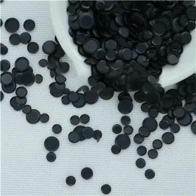 3000 Stück/Los 4/5/6 mm Tasse, rund, ohne Loch, lose Pailletten, Glitzer, Paillette, Nähen, Hochzeit, Konfetti, Basteln, Kinder, DIY, Mattschwarz, gemischte Größe 3000 Stück/Los 4/5/6 mm Tasse, rund, ohne Loch, lose Pailletten, Glitzer, Paillette, Nähen, Hochzeit, Konfetti, Basteln, Kinder, DIY, Mattschwarz, gemischte Größe von OXFYY