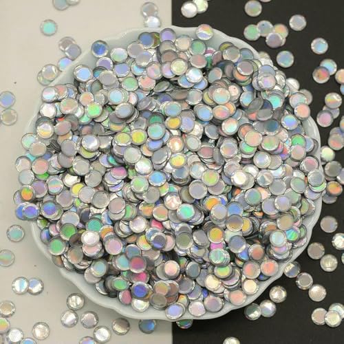 3000 Stück/Los 4/5/6 mm Tasse, rund, ohne Loch, lose Pailletten, Glitzer, Paillette, Nähen, Hochzeit, Konfetti, Basteln, Kinder, DIY, Silber, gemischte Größe 3000 Stück/Los 4/5/6 mm Tasse, rund, ohne Loch, lose Pailletten, Glitzer, Paillette, Nähen, Hochzeit, Konfetti, Basteln, Kinder, DIY, Silber, gemischte Größe von OXFYY
