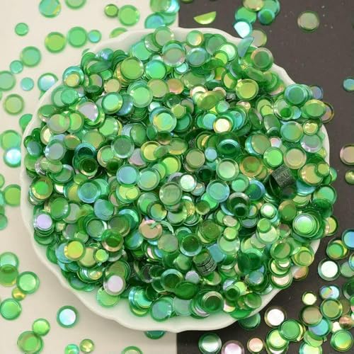 3000 Stück/Los 4/5/6 mm Tasse, rund, ohne Loch, lose Pailletten, Glitzer, Paillette, Nähen, Hochzeit, Konfetti, Basteln, Kinder, DIY, bri D grün, Größe gemischt 3000 Stück/Los 4/5/6 mm Tasse, rund, ohne Loch, lose Pailletten, Glitzer, Paillette, Nähen, Hochzeit, Konfetti, Basteln, Kinder, DIY, bri D grün, Größe gemischt von OXFYY