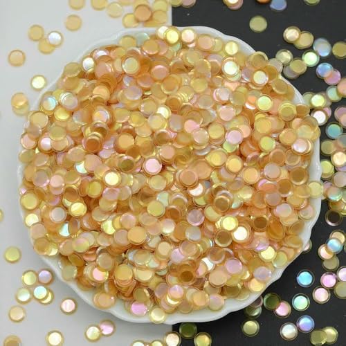 3000 Stück/Los 4/5/6 mm Tasse, rund, ohne Loch, lose Pailletten, Glitzer, Paillette, Nähen, Hochzeit, Konfetti, Basteln, Kinder, DIY-bri L orange-Mix-Größe 3000 Stück/Los 4/5/6 mm Tasse, rund, ohne Loch, lose Pailletten, Glitzer, Paillette, Nähen, Hochzeit, Konfetti, Basteln, Kinder, DIY-bri L orange-Mix-Größe von OXFYY