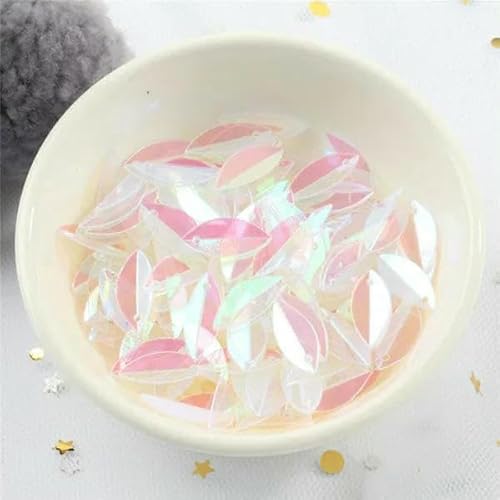 360 Stück/Beutel 6 x 14,0 mm ovale gefaltete Pailletten, Pailletten in Pferdeaugenform, PVC-Pailletten, DIY-Bastelarbeiten, Hochzeits-Näh-Pailletten-Zubehör, AB transparent, 6 x 14,0 m 360 Stück/Beutel 6 x 14,0 mm ovale gefaltete Pailletten, Pailletten in Pferdeaugenform, PVC-Pailletten, DIY-Bastelarbeiten, Hochzeits-Näh-Pailletten-Zubehör, AB transparent, 6 x 14,0 m von OXFYY