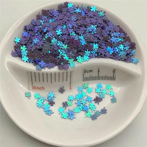 4,0 mm lose PVC-Pailletten für Nagelkunst, Maniküre, Hochzeitskonfetti, Zubehör für Ornamente/Bastelarbeiten, AB-Lila, 150 g 4,0 mm lose PVC-Pailletten für Nagelkunst, Maniküre, Hochzeitskonfetti, Zubehör für Ornamente/Bastelarbeiten, AB-Lila, 150 g von OXFYY