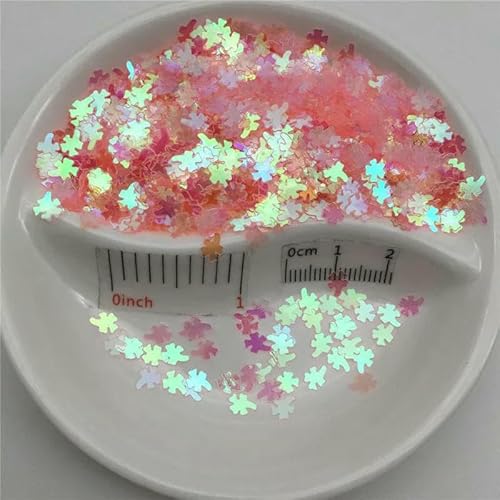 4,0 mm lose PVC-Pailletten für Nagelkunst, Maniküre, Hochzeitskonfetti, Zubehör für Ornamente/Bastelarbeiten – Transparentes Rosa – 150 g 4,0 mm lose PVC-Pailletten für Nagelkunst, Maniküre, Hochzeitskonfetti, Zubehör für Ornamente/Bastelarbeiten – Transparentes Rosa – 150 g von OXFYY