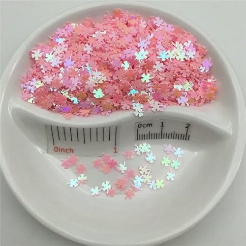 4,0 mm lose PVC-Pailletten für Nailart-Maniküre, Hochzeitskonfetti, Zubehör für Ornamente/Bastelarbeiten, AB Pink, 150 g 4,0 mm lose PVC-Pailletten für Nailart-Maniküre, Hochzeitskonfetti, Zubehör für Ornamente/Bastelarbeiten, AB Pink, 150 g von OXFYY