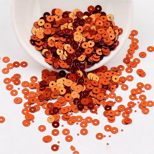 4/5/6 mm kreisförmiges Loch PVC-Paillette, silberne Unterseite,perle, DIY, handgenähte Stickerei, Streuperlen-Paillette auf Lager-007-4,0 mm-2000 Stück-10 g von OXFYY