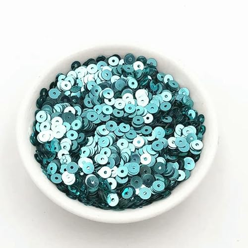 5 g/4,0 mm runde Pailletten, Basteln, Glitzer, Costura, Nähen, Handarbeit, Dekoration, Konfetti, DIY, Lentejuela, Brillos, Paillettes, Zubehör, türkis, 4,0 mm 5 g/4,0 mm runde Pailletten, Basteln, Glitzer, Costura, Nähen, Handarbeit, Dekoration, Konfetti, DIY, Lentejuela, Brillos, Paillettes, Zubehör, türkis, 4,0 mm von OXFYY