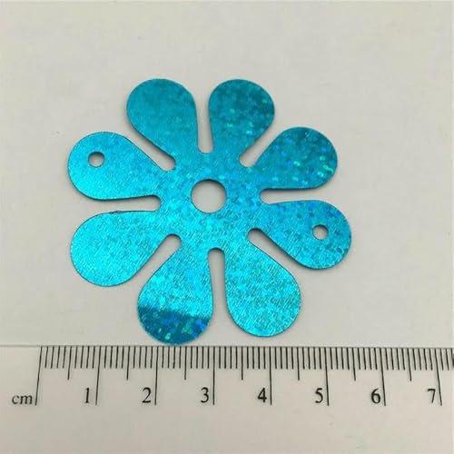 50 Stück/Los, 56 mm, flach, große Blume, zwei Löcher, lose Pailletten zum Nähen, für Hochzeiten, Basteln, Damen und Kinder, DIY-Kleidungszubehör,hellblau, 200 Stück 50 Stück/Los, 56 mm, flach, große Blume, zwei Löcher, lose Pailletten zum Nähen, für Hochzeiten, Basteln, Damen und Kinder, DIY-Kleidungszubehör,hellblau, 200 Stück von OXFYY