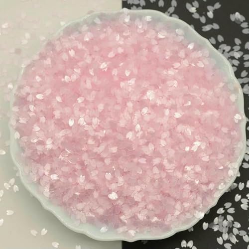 50 g, 5000 Stück, 5 mm, schöne, matte, flache, blütenblattförmige PVC-Pailletten für Nagelkunst/Nähen/Hochzeitsdekoration, Konfetti, rosa 50 g, 5000 Stück, 5 mm, schöne, matte, flache, blütenblattförmige PVC-Pailletten für Nagelkunst/Nähen/Hochzeitsdekoration, Konfetti, rosa von OXFYY