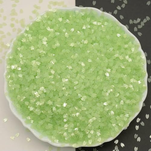 50 g, 5000 Stück, 5 mm, schöne, matte, flache Blütenblätter, lose PVC-Pailletten für Nagelkunst/Nähen/Hochzeitsdekoration, Konfetti, Grün 50 g, 5000 Stück, 5 mm, schöne, matte, flache Blütenblätter, lose PVC-Pailletten für Nagelkunst/Nähen/Hochzeitsdekoration, Konfetti, Grün von OXFYY