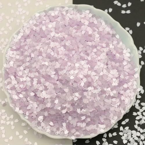 50 g, 5000 Stück, 5 mm, schöne, matte, flache Blütenblätter, lose PVC-Pailletten für Nagelkunst/Nähen/Hochzeitsdekoration, Konfetti, lila 50 g, 5000 Stück, 5 mm, schöne, matte, flache Blütenblätter, lose PVC-Pailletten für Nagelkunst/Nähen/Hochzeitsdekoration, Konfetti, lila von OXFYY