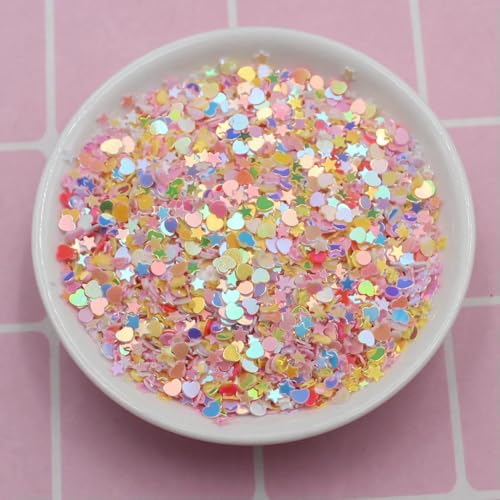 50 g/Los 3,0 mm gemischte Glitzer-Pailletten in Herz- und Sternform, Zubehör, Glitzer-Pailletten, DIY-Basteldekoration, Konfetti, 3,0 mm, Größe gemischt, 3,0 mm 50 g/Los 3,0 mm gemischte Glitzer-Pailletten in Herz- und Sternform, Zubehör, Glitzer-Pailletten, DIY-Basteldekoration, Konfetti, 3,0 mm, Größe gemischt, 3,0 mm von OXFYY