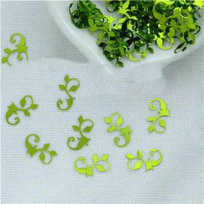50 g/Los Brilliant Spring Flower 5 mm und Vine 9 * 14,0 mm flache lose Pailletten Paillette für Handwerk Scrapbooking Konfetti Dekoration-L grün 30 g 50 g/Los Brilliant Spring Flower 5 mm und Vine 9 * 14,0 mm flache lose Pailletten Paillette für Handwerk Scrapbooking Konfetti Dekoration-L grün 30 g von OXFYY