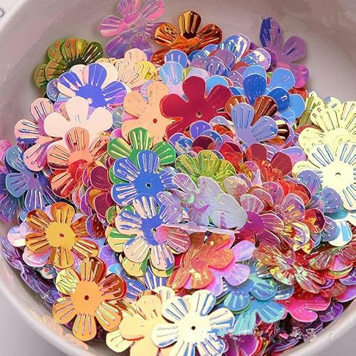 50 g 22 mm 30 mm Blumenform, lose Pailletten zum Basteln, Konfetti, Glitzerpailletten, Nähzubehör, Kleidungsstücke, Lentejuelas, gemischte Farbe, 22 50 g 22 mm 30 mm Blumenform, lose Pailletten zum Basteln, Konfetti, Glitzerpailletten, Nähzubehör, Kleidungsstücke, Lentejuelas, gemischte Farbe, 22 von OXFYY