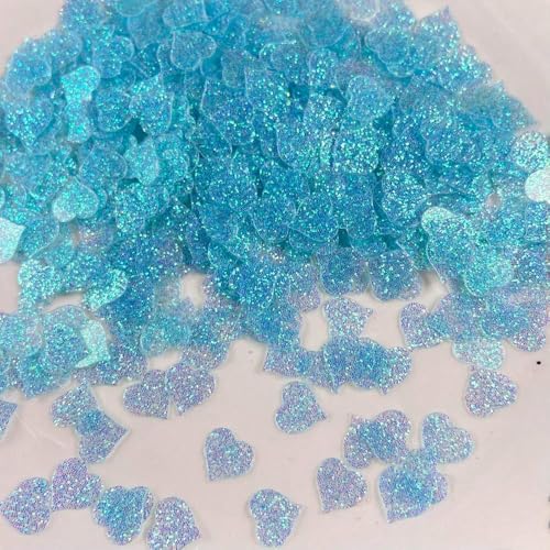 500 g 9 mm glitzernde, herzförmige, lose Pailletten, Nähzubehör, glänzende Pailletten, DIY-Glitzer, Basteldekoration, Konfetti, blau 500 g 9 mm glitzernde, herzförmige, lose Pailletten, Nähzubehör, glänzende Pailletten, DIY-Glitzer, Basteldekoration, Konfetti, blau von OXFYY