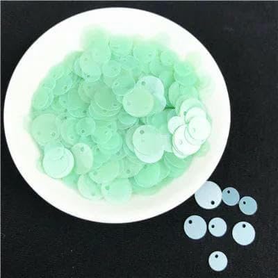 600 Stück matte Glitzer-Pailletten, Mix, Größe 6 mm, 8 mm, 10 mm, bunt, runde Form, lose Pailletten, Nähen, Basteln, Damenbekleidung, Accessoires, mattes Hellmintgrün 600 Stück matte Glitzer-Pailletten, Mix, Größe 6 mm, 8 mm, 10 mm, bunt, runde Form, lose Pailletten, Nähen, Basteln, Damenbekleidung, Accessoires, mattes Hellmintgrün von OXFYY