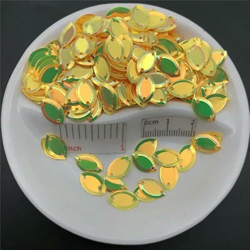 7 x 12/6 x 13/5 x 9 mm ovale Pailletten in Pferdeaugenform, lose Pailletten, Nähen, Hochzeitsbasteln, Damen- und Kinder-DIY-Kleidungszubehör, 7 x 12 mm, Goldgelb, 20 g 7 x 12/6 x 13/5 x 9 mm ovale Pailletten in Pferdeaugenform, lose Pailletten, Nähen, Hochzeitsbasteln, Damen- und Kinder-DIY-Kleidungszubehör, 7 x 12 mm, Goldgelb, 20 g von OXFYY