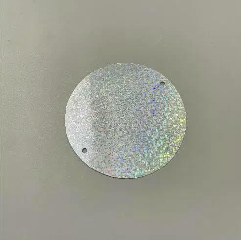 80 mm große DIY-Dekorationszubehör, Hochzeitsbühnenkostüm, Nähen, bunt, 8 cm große, runde Pailletten mit Doppelloch, Nr. 14, 80 mm von OXFYY