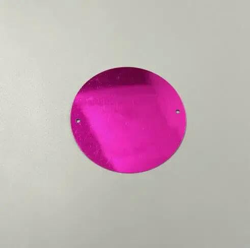 80 mm große DIY-Dekorationszubehör, Hochzeitsbühnenkostüm, Nähen, bunt, 8 cm große, runde Pailletten mit Doppelloch, Nr. 6–80 mm 80 mm große DIY-Dekorationszubehör, Hochzeitsbühnenkostüm, Nähen, bunt, 8 cm große, runde Pailletten mit Doppelloch, Nr. 6–80 mm von OXFYY