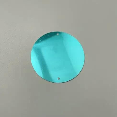 80 mm große DIY-Dekorationszubehör, Hochzeitsbühnenkostüm, Nähen, bunt, 8 cm große, runde Pailletten mit Doppelloch, Nr. 8, 80 mm von OXFYY