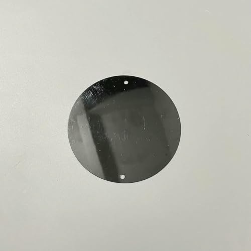 80 mm große Pailletten, 8 cm, bunt, einfarbig, groß, rund, 2 Löcher, Pailletten für Kinder, Tanz, DIY, Hochzeitsdekoration, handgefertigt, 13–50 Stück von OXFYY