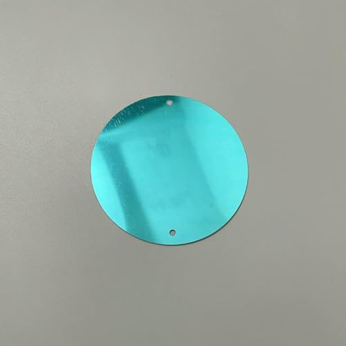 80 mm große Pailletten, 8 cm, bunt, einfarbig, groß, rund, 2 Löcher, Pailletten für Kinder, Tanz, DIY, Hochzeitsdekoration, handgefertigt, 8–200 Stück von OXFYY
