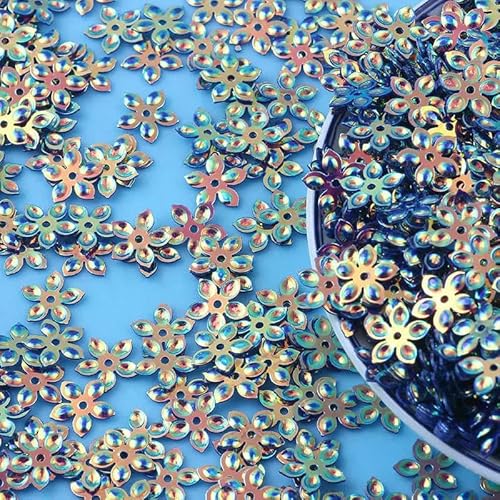 Blumen-Pailletten, Gold, 9 mm, Tasse, Fünf-Finger-Pailletten, lose zum Nähen, für Hochzeiten, Basteln, Damen-Accessoires, 10 g/20 g/50 g, Sequi-JG, Lila-9 mm, 10 g Blumen-Pailletten, Gold, 9 mm, Tasse, Fünf-Finger-Pailletten, lose zum Nähen, für Hochzeiten, Basteln, Damen-Accessoires, 10 g/20 g/50 g, Sequi-JG, Lila-9 mm, 10 g von OXFYY