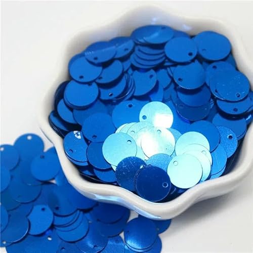 Größere Pailletten, 10, 15, 20, 25, 30 mm, PVC, flach, rund, lose Pailletten, Nähzubehör, Basteln, DIY-Zubehör für Kleidungsstücke, Pailletten, blau, 15 mm, 50 g, 600 Stück Größere Pailletten, 10, 15, 20, 25, 30 mm, PVC, flach, rund, lose Pailletten, Nähzubehör, Basteln, DIY-Zubehör für Kleidungsstücke, Pailletten, blau, 15 mm, 50 g, 600 Stück von OXFYY