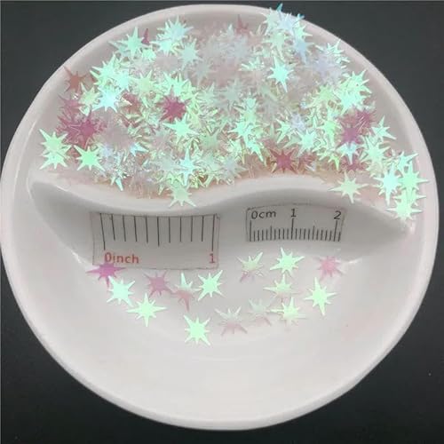 Lose PVC-Pailletten, Glitzer-Pailletten, Nagelkunst, Maniküre, Bastelfüller, Hochzeitsdekoration, Konfetti, Großhandel, 20 g, 9 x 7,6 mm, AB transparent, 20 g Lose PVC-Pailletten, Glitzer-Pailletten, Nagelkunst, Maniküre, Bastelfüller, Hochzeitsdekoration, Konfetti, Großhandel, 20 g, 9 x 7,6 mm, AB transparent, 20 g von OXFYY