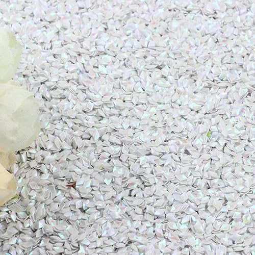 Neue Rauten-Pailletten in Diamantform, gemischte Farben, 3D-Dreieck-Pailletten, Party-Bastelarbeiten, DIY-Nagelkunst, Hochzeitsdekoration, Konfetti – von OXFYY