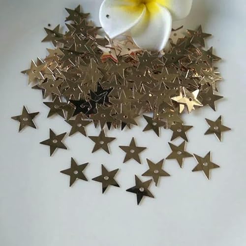 Neue lose PVC-Pentagramm-Pailletten, Pailletten, Nähen, Basteln, DIY-Kleidungszubehör, 10 g/20 g/50 g, Zubehör-Gold-3,0 mm, 20 g Neue lose PVC-Pentagramm-Pailletten, Pailletten, Nähen, Basteln, DIY-Kleidungszubehör, 10 g/20 g/50 g, Zubehör-Gold-3,0 mm, 20 g von OXFYY