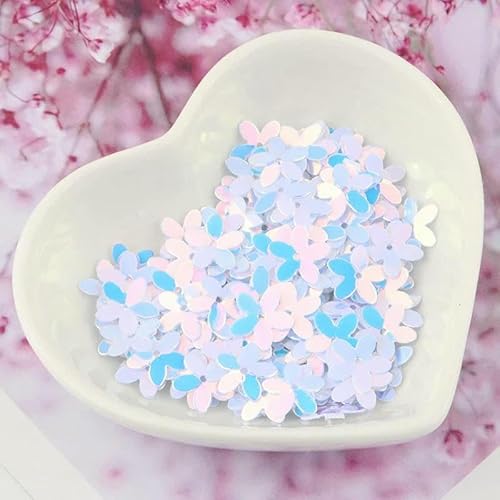Pailletten, 10 mm, matte Blumen-Pailletten, glitzernd, DIY-Bastelarbeiten, Nähen, Scrapbooking, Heimdekoration, Weißgold, 450 Gramm Pailletten, 10 mm, matte Blumen-Pailletten, glitzernd, DIY-Bastelarbeiten, Nähen, Scrapbooking, Heimdekoration, Weißgold, 450 Gramm von OXFYY