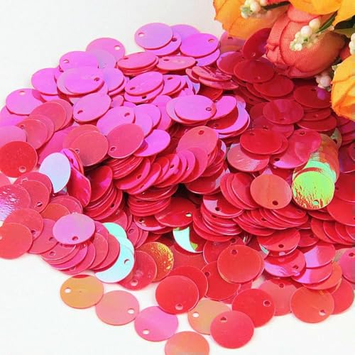 Pailletten, flach, rund, groß, 10 mm, 15 mm, 20 mm, 25 mm, Randloch, lose Pailletten für Karneval, Kinder, Tanz, DIY-Dekoration, Pailletten-ABred-25 mm, 20 g, 120 Stück Pailletten, flach, rund, groß, 10 mm, 15 mm, 20 mm, 25 mm, Randloch, lose Pailletten für Karneval, Kinder, Tanz, DIY-Dekoration, Pailletten-ABred-25 mm, 20 g, 120 Stück von OXFYY