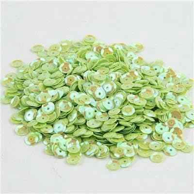 Runde PVC-Pailletten, mehrfarbig, lose Pailletten, 4,0 mm, 5 mm, 6 mm, zum Basteln, Nähen, für Kleidungsstücke, Kleider, DIY-Dekorationen, 10 g, AB-Grün, 5 mm, 1200 Stück Runde PVC-Pailletten, mehrfarbig, lose Pailletten, 4,0 mm, 5 mm, 6 mm, zum Basteln, Nähen, für Kleidungsstücke, Kleider, DIY-Dekorationen, 10 g, AB-Grün, 5 mm, 1200 Stück von OXFYY