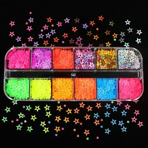 Zum Spaß, mehrere Stile, gemischte Pailletten, Glitzerflocken für selbstgemachte Nageldekoration, Pailletten, Schmuck, Accessoire, Stil 03 Zum Spaß, mehrere Stile, gemischte Pailletten, Glitzerflocken für selbstgemachte Nageldekoration, Pailletten, Schmuck, Accessoire, Stil 03 von OXFYY