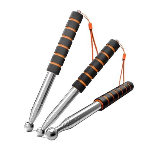 OXGQDTDQ MIUYTRN 160 cm verdickter Teleskopstangen-Erkennungshammer, Aushöhlungstrommelhammer, Schallinspektionswerkzeug, Lehrstock, Bauwerkzeuge cuicui(160cm) von OXGQDTDQ