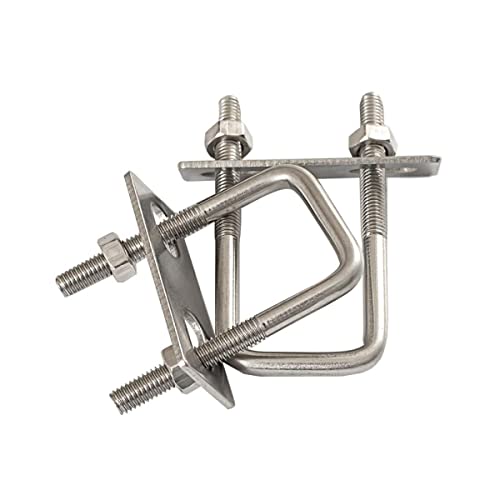 Bügelschraube U-schrauben Mit Platten Edelstahl Quadratklemme Rechter Winkel U-klemme U-bolt Rechter Winkelschraube U-quadrat U Bügel von OXOAMP