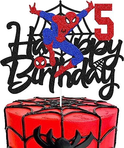 Spiderman Tortendeko, Cupcake Dekoration, Spiderman Cupcake Topper, Hero Cupcake Toppers, Happy Birthday Tortendek, Spiderman Muffin Deko, Spiderman Cake Decoration, für Kinder Geburtstag von OXOAMP