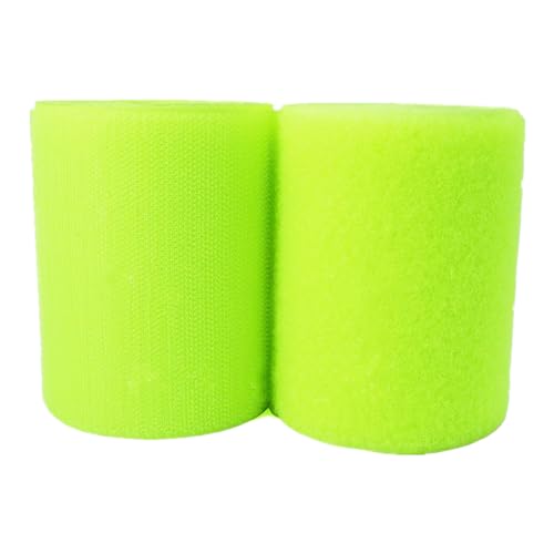 Klettband zum Einnähen, Nylonband zum Befestigen, Klettband for Aufnähen, 100 mm, nicht klebende Rückseite, Nylonstreifen, Stoffverschluss, ineinandergreifendes Klebeband, über 18 Farben(Fluorescent Y Klettband zum Einnähen, Nylonband zum Befestigen, Klettband for Aufnähen, 100 mm, nicht klebende Rückseite, Nylonstreifen, Stoffverschluss, ineinandergreifendes Klebeband, über 18 Farben(Fluorescent Y von OXOLAMRIN