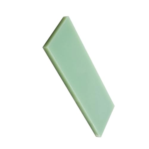 OXOLAMRIN Epoxidharz-Glasfaserplatte, Glasfaserplatte, FR4 Glasfaserplatte, G10 Epoxidharzplatte, Dicke 0,5–5 mm, Hellgrün, mehrere Größen, 1 Stück(500X300X0.5MM) von OXOLAMRIN