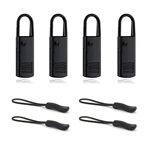 Reißverschlussschieber, 8 Stück, schwarz Reißverschlussschieber, 8 Stück, schwarz von OXT