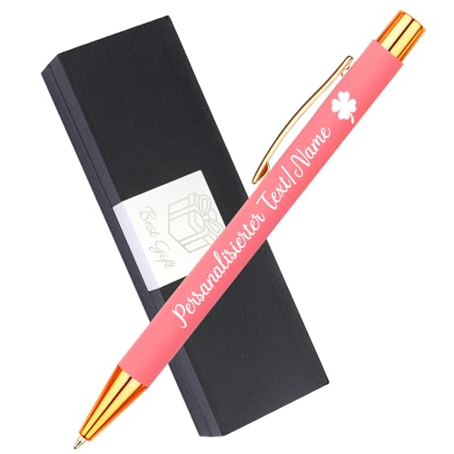 OXYEFEI Kugelschreiber mit Gravur,Metall Kugelschreiber Personalisiert mit Wunschtext & Logo, Kugelschreiber Rosegold mit Geschenkverpackung,Schreibfarbe schwarz,Personalisierte Geschenk(Bonbonrosa) OXYEFEI Kugelschreiber mit Gravur,Metall Kugelschreiber Personalisiert mit Wunschtext & Logo, Kugelschreiber Rosegold mit Geschenkverpackung,Schreibfarbe schwarz,Personalisierte Geschenk(Bonbonrosa) von OXYEFEI