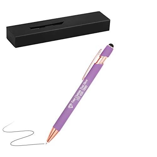 OXYEFEI Metall Kugelschreiber mit Gravur, Rosegold 10 stück Personalisierte Stifte Hochwertig Kullis mit Wunschtext & Logo, Auswechselbare Großraum-Mine, 1MM StrichstäRke, Schwarz Schreibend OXYEFEI Metall Kugelschreiber mit Gravur, Rosegold 10 stück Personalisierte Stifte Hochwertig Kullis mit Wunschtext & Logo, Auswechselbare Großraum-Mine, 1MM StrichstäRke, Schwarz Schreibend von OXYEFEI