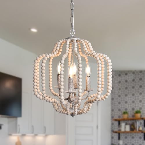 OYIPRO Retro Loft Vintage Holzperlen Kronleuchter Rustikalen E27 Anhänger Lampe Dekor Hängen Lichter für Wohnzimmer Hotel Küche OYIPRO Retro Loft Vintage Holzperlen Kronleuchter Rustikalen E27 Anhänger Lampe Dekor Hängen Lichter für Wohnzimmer Hotel Küche von OYIPRO