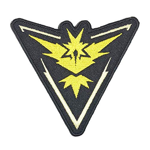 OYSTERBOY Bestickte Aufnäher zum Aufbügeln oder Aufnähen, hochwertige Qualität, japanische Anime, Cartoon, Taschenmonster, Go, Fitnessstudio, Team Valor, Mystic, Instinct für Cosplay, Kostüm, DIY OYSTERBOY Bestickte Aufnäher zum Aufbügeln oder Aufnähen, hochwertige Qualität, japanische Anime, Cartoon, Taschenmonster, Go, Fitnessstudio, Team Valor, Mystic, Instinct für Cosplay, Kostüm, DIY von OYSTERBOY