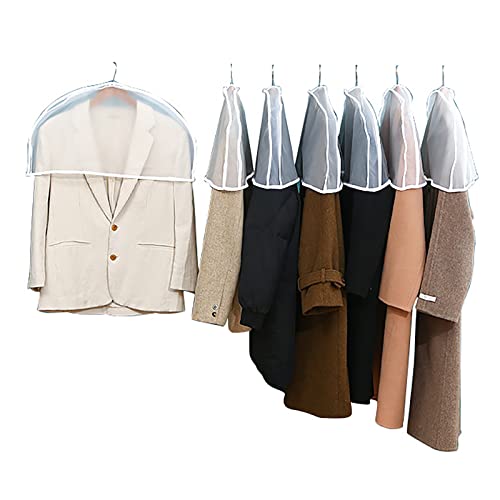 Schulterabdeckungen für Kleidung, atmungsaktiv, Staubschutz, Schutz mit Zwickel für Anzüge, Mäntel, Jacken, Kleiderschrank, Aufbewahrung 10 Stück von OYUEGE